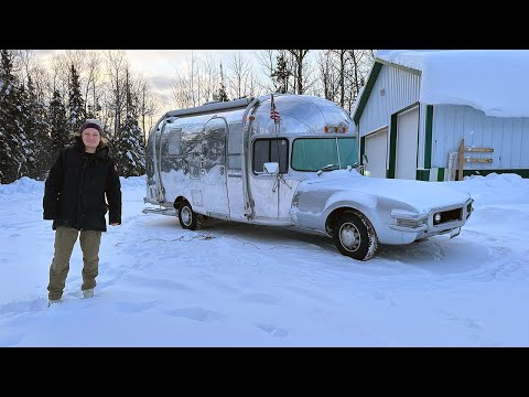 Getting this thing home, and Camping in -5°F