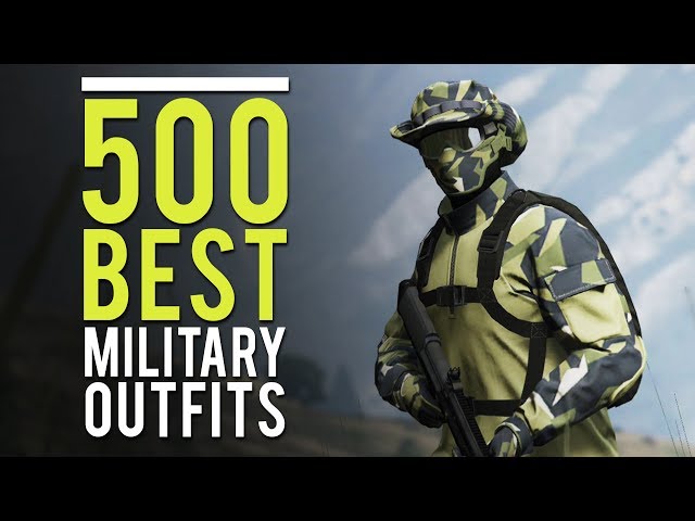 GTA Online - 500 Best Military Outfits & How To Do Them (SHOWCASE)