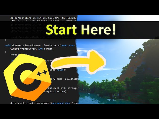 If you want to learn how to make games in C++ watch this (All the resources you need to get started)