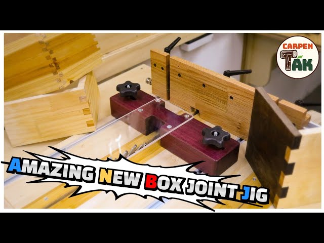 Table Saw sled EP.2 /Amazing new box jointer jig/Make teeth of any size without changing saw blades!