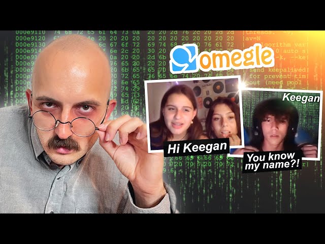 Hacking Into OMEGLE Calls Prank (Saying Their Name)  Part#1