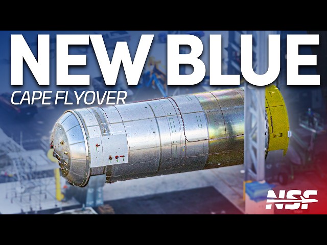 MORE Blue Origin Flight Hardware Spotted | KSC Flyover