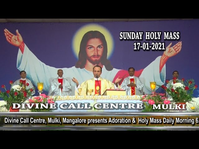 Sunday Holy Mass (17-01-2021) celebrated by Rev.Fr.Anil Fernandes SVD at Divine Call Centre Mulki