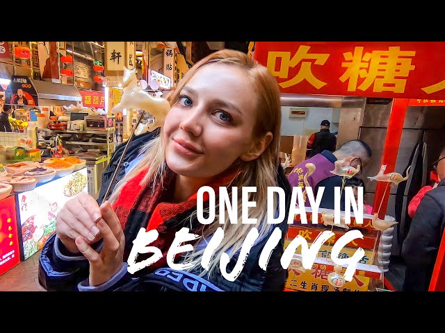 I WENT TO CHINA FOR THE FIRST TIME | One day in BEIJING