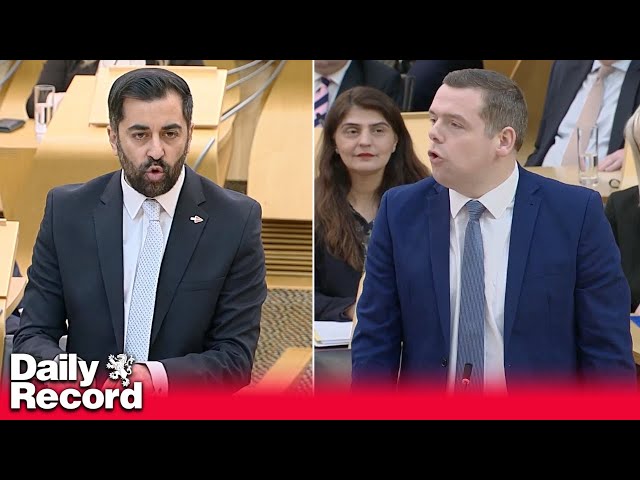 Douglas Ross lodges vote of no confidence in First Minister Humza Yousaf