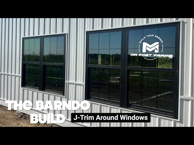 The Barndo Build | Day 26: J-Trim Around Windows + West Side Metal  | Ep 17