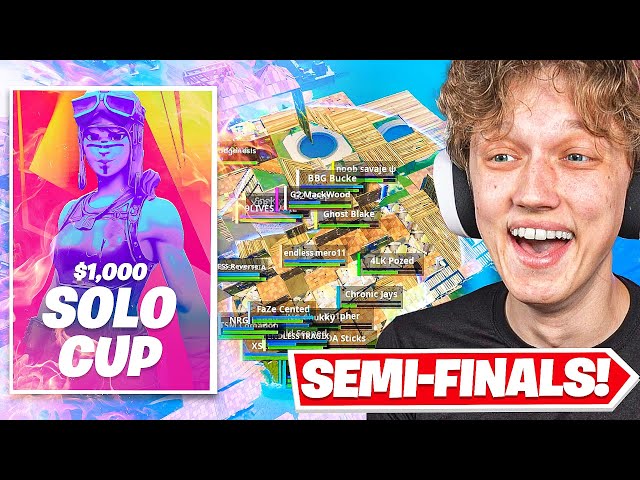 I Hosted SEMI-FINALS for my $1,000 SOLO Tournament in Fortnite