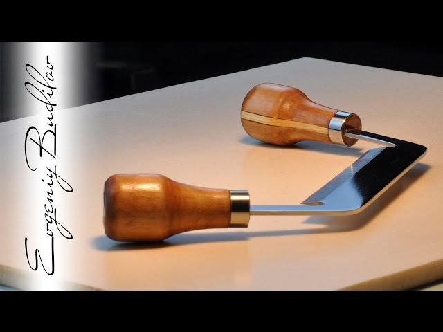Relaxing DIY video crafting of drawknife