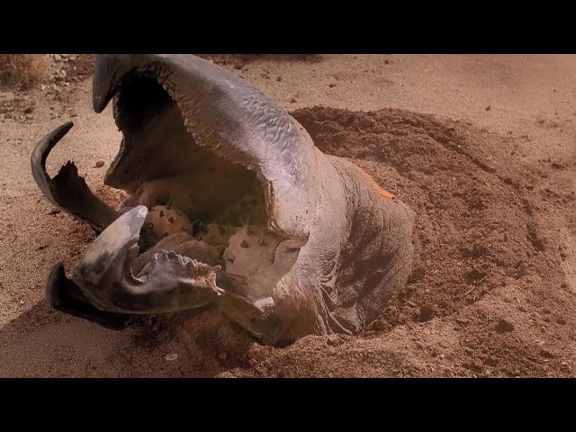 Creatures with No Eye&Ear Hunt Humans by Their Body Heat |Tremors 3 Back to perfection