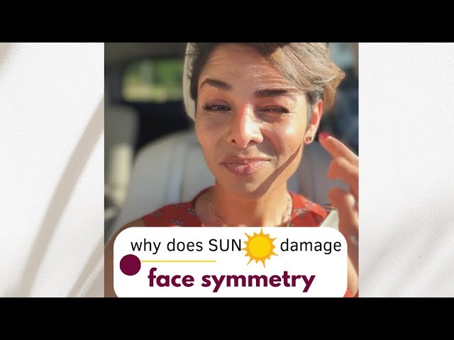 Is SUN changing your face symmetry? Face yoga can STOP 🛑 FACIAL ASYMMETRY