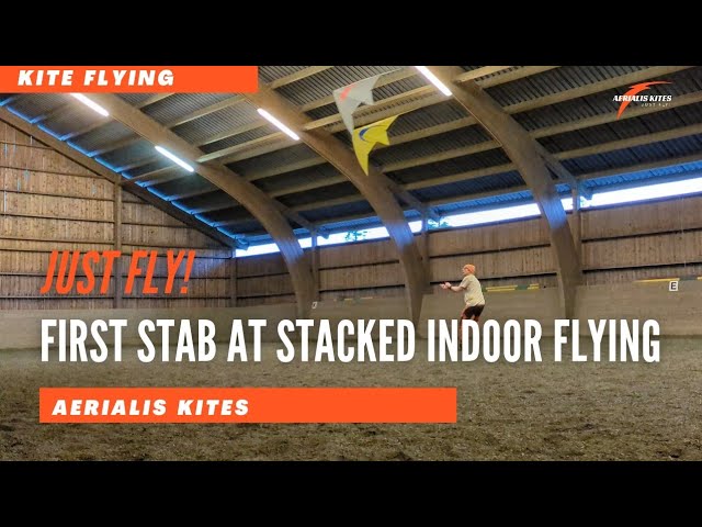 My First Stab at Stacked Indoor Flying!