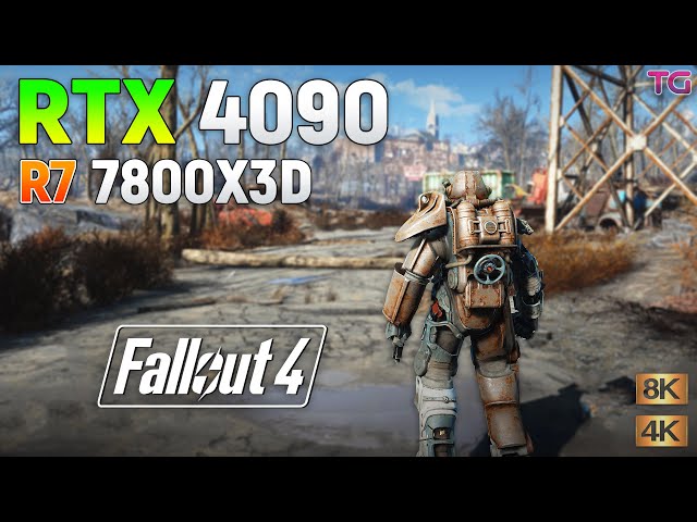 Fallout 4 - RTX 4090 + R7 7800X3D l 4K & 8K