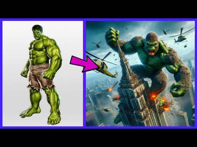 AVENGERS But KING KONG🐵 VENGERS 🔥 All Characters (marvel & DC) 2024💥