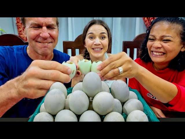 BALUT! Duck Egg Embryo CHALLENGE!! | Filipino STREET FOOD!