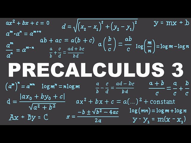 Precalculus 3 : Exponents & Polynomials