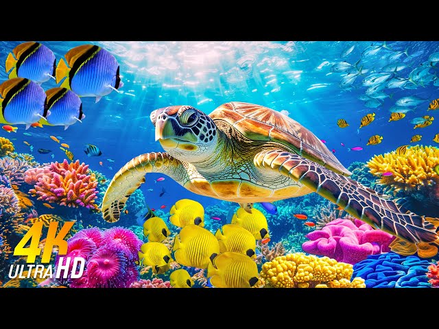 [NEW] 4HRS Stunning 4K Underwater Wonders - Relaxing Music, Coral Reefs, Fish, Colorful Sea Life #25