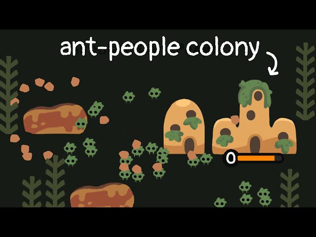 I Simulated a Colony of Ant People