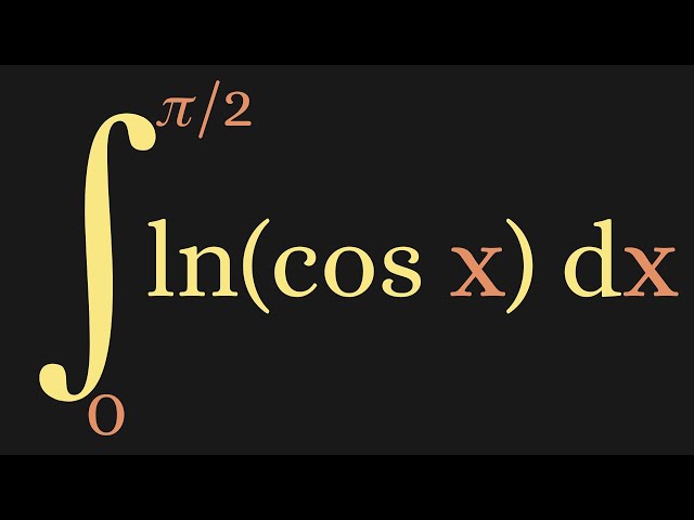 Integral of ln(cos x)