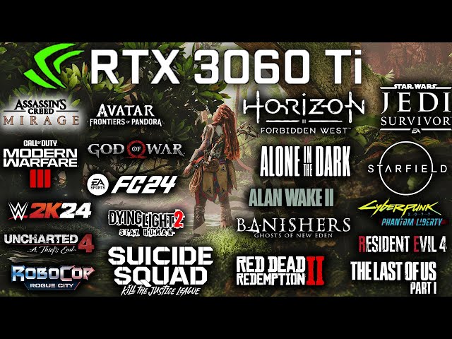 RTX 3060 Ti Test in 42 Games 1440p in 2024