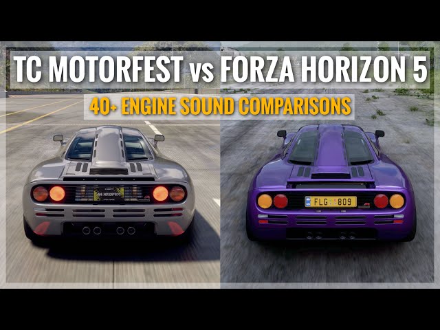 40+ The Crew Motorfest Car Sounds vs Forza Horizon 5 / Engine Sounds & Graphics Comparison