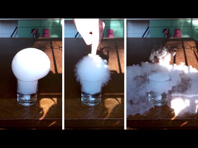 Chemistry experiment 60 - Dry ice bubble