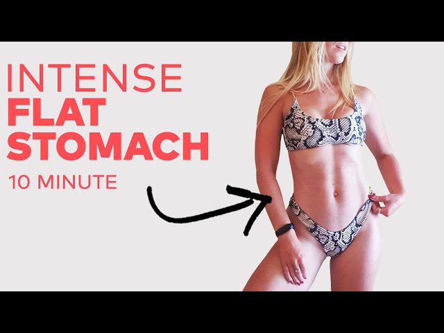 INTENSE flat abs in 10 minutes - flat stomach burn