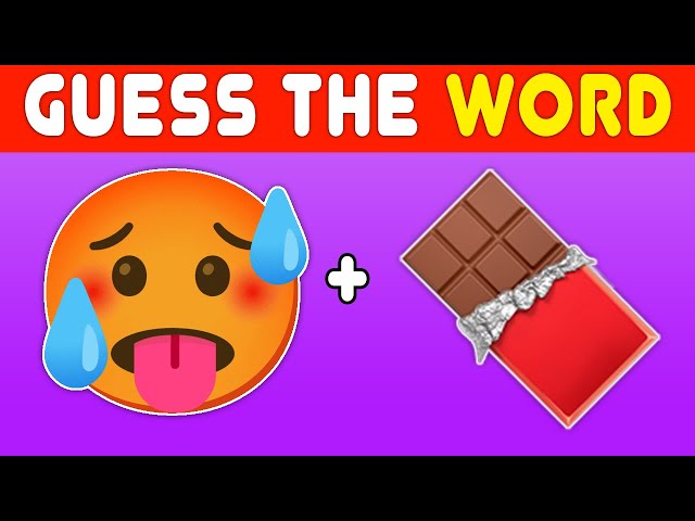 Guess the Word by Emoji | Emoji Quiz Challenge