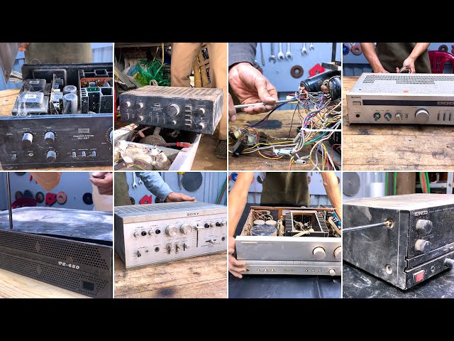 Guide to Repairing and Restoring Amplifiers From all Brands // Restore a Glory Past Time