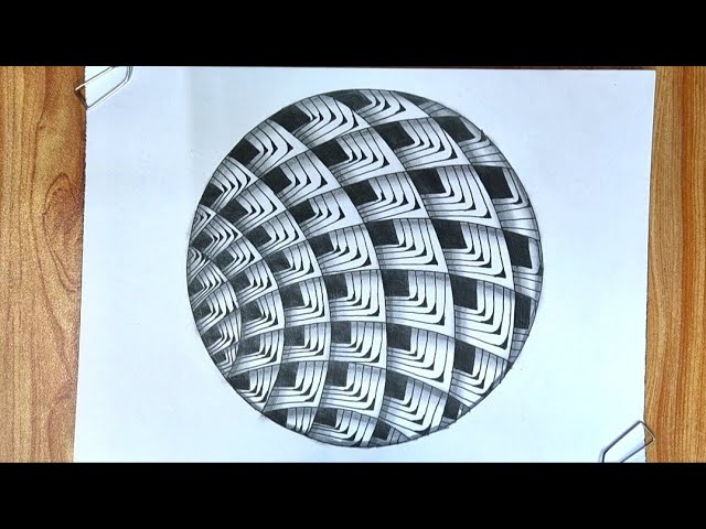 Pattern 545|Zentangle|Zentangle art|Illusion art|Zendoodle art|Doodle art|Easy art|Fun art|Geometric