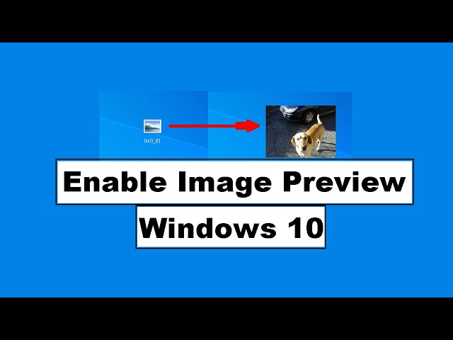 How to Enable Thumbnail View for Pictures in Windows 10