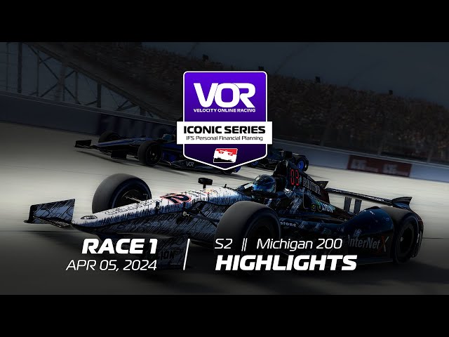 Race Highlights || VOR IndyCar DW12 - Race 1 || Michigan 200 (5/4/24)