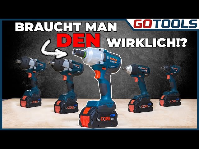 Was this impact wrench necessary, Bosch? All 18V impact wrenches at a glance!