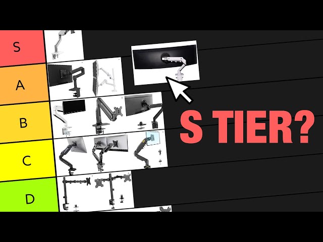 The Ultimate Monitor Arm Tier List