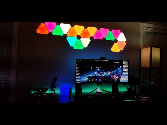 The COOLEST RGB LED's on Earth! Nanoleaf Aurora Install and Chat