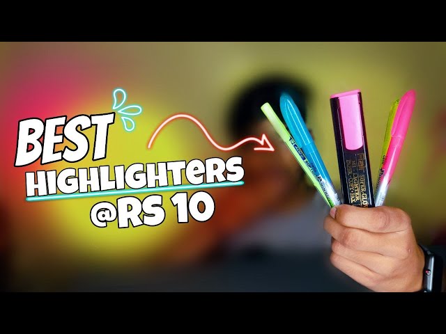 Best Highlighter For Students 😍 | Highlighter Pens Under RS 20 🔥🔥#highlighters