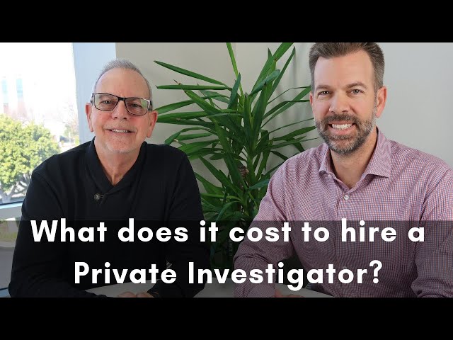 What does it cost to hire a private investigator