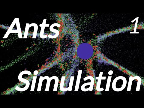 C++ Ants Simulation 1, First approach
