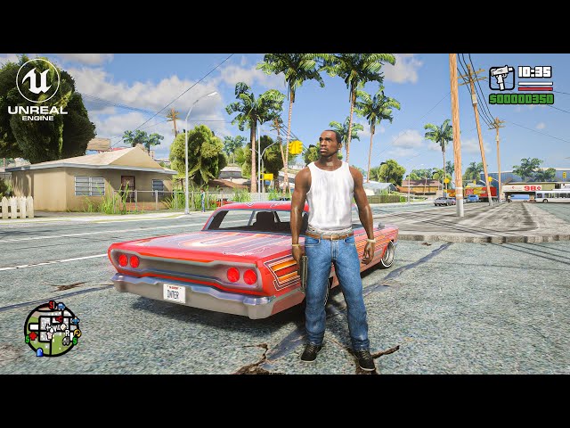 GTA San Andreas Remake™ - PlayStation 5 Unreal Engine 5 Gameplay DEMO! [GTA 5 PC Mods]