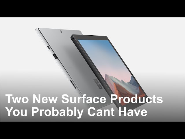 Microsoft Unveils Two New Surface Products You (Probably) Can't Buy