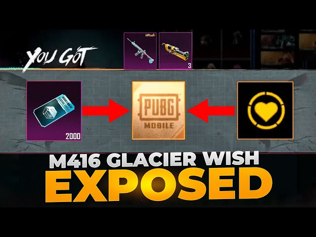 Biggest Glacier M416 Crate Opening | Wish Exposed In Classic Crate😡 |PUBGM