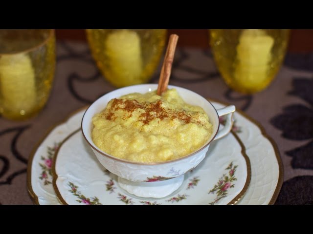 Creamed Banana Rice & Polenta Porridge - Vegan Breakfast or Dessert Idea!