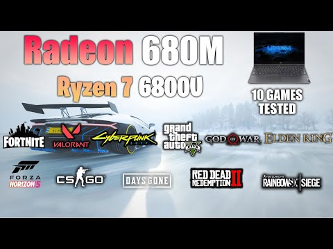 Radeon 680M + Ryzen 7 6800U : Test in 10 Games - Ryzen RDNA2 APU