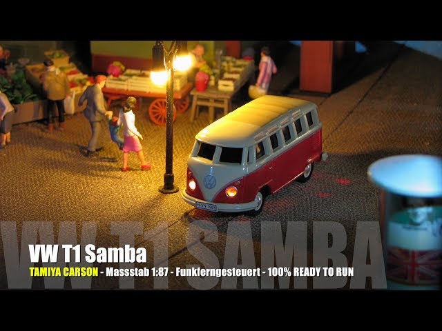 1:87 RC - VW T1 Samba Bulli von TAMIYA CARSON - Radio Control - 100% RTR