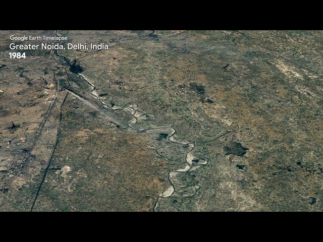 Greater Noida, Delhi, India - Earth Timelapse