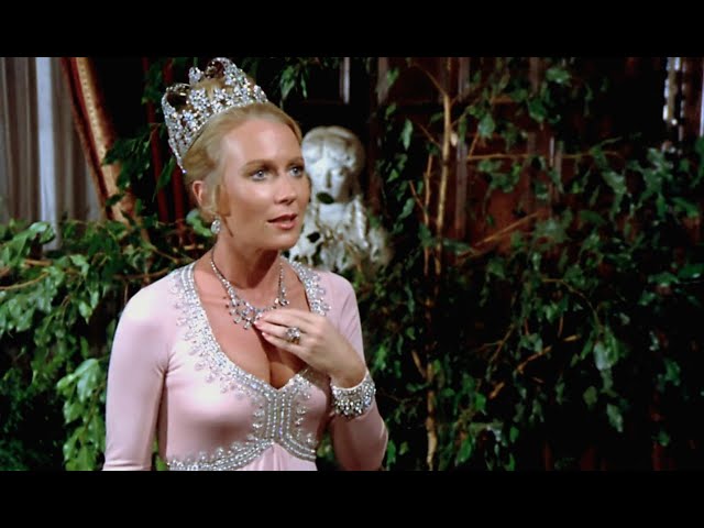 Young Juliet Mills Beautiful in a Busty Sheer Pink Gown & Jewels 1080P BD