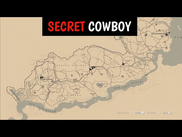 We all missed this secret cowboy even after multiple playthroughs - RDR2