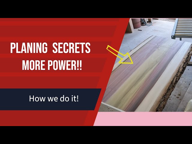 MORE POWER! - Planing BIG Slabs