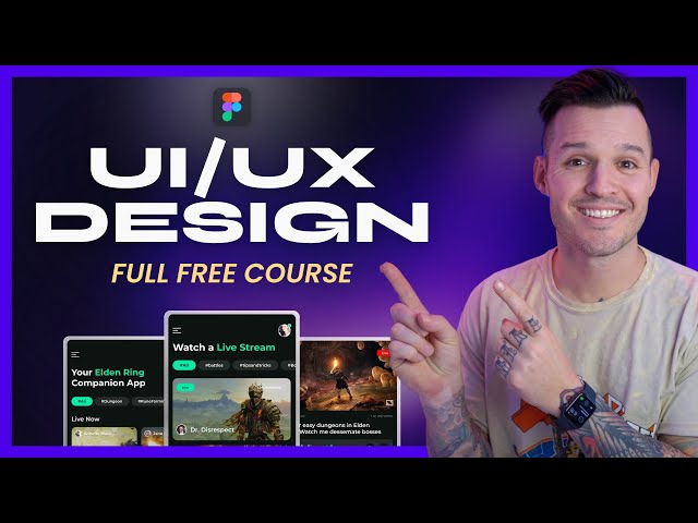 Free Figma Course: Design a Video Game App in Figma