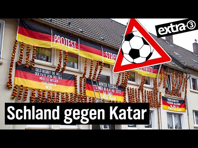 Realer Irrsinn: WM-Protestfahnen-Verbot in Essen | extra 3 | NDR