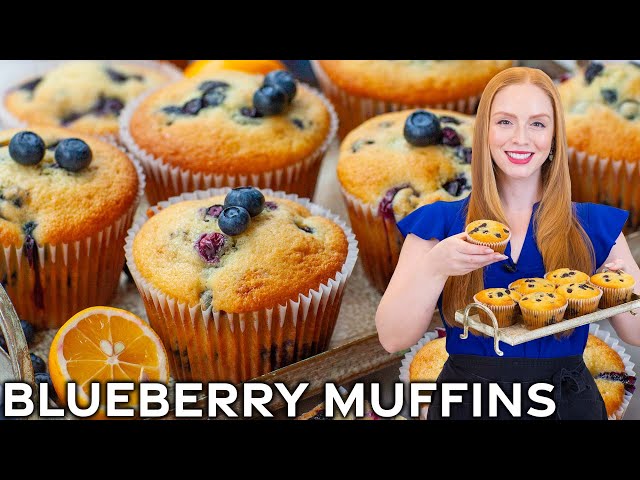 The Best Lemon Blueberry Muffins Recipe!